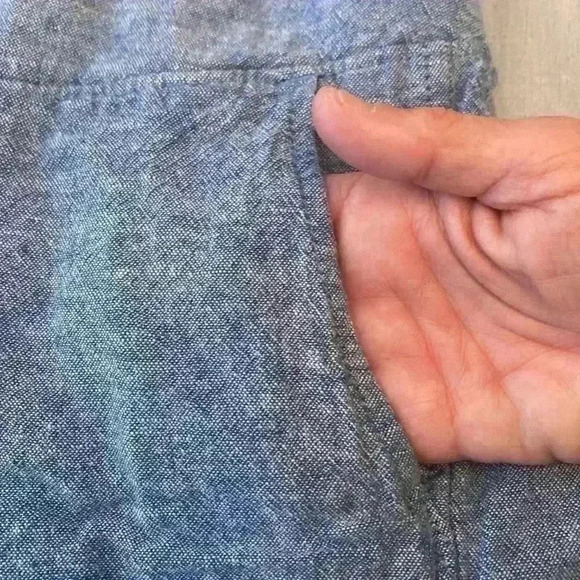 Gap Mid-Rise Linen-Blend Shorts 4-inch inseam size XL Pristine - Picture 3 of 8